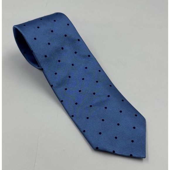 Brooks Brothers Other - NWT Brooks Brothers Men's 56" Blue Polka Dot Silk Tie